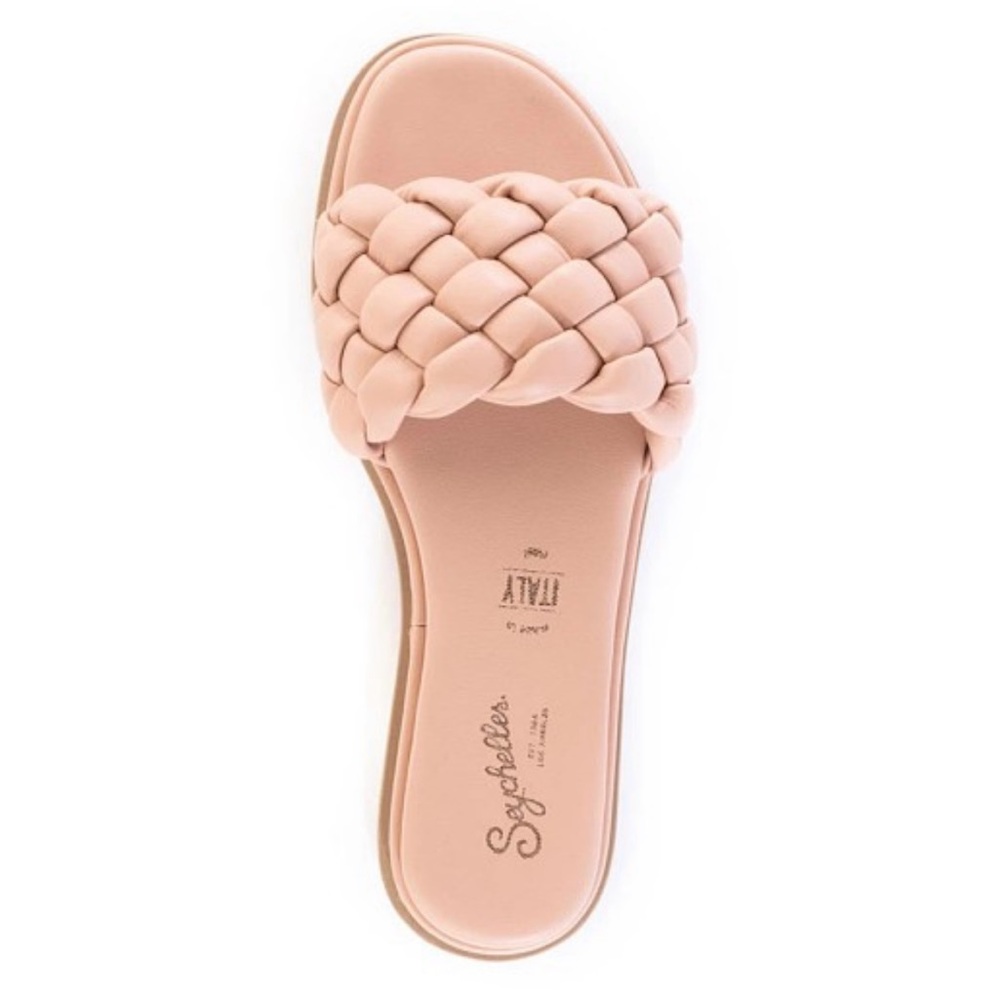 SEYCHELLES Bellissima Braided Slide in Nude